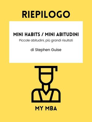 cover image of Riepilogo--Mini Habits / Mini Abitudini
